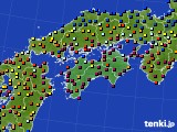 2018年12月01日の四国地方のアメダス(日照時間)