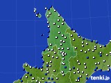 2018年12月01日の道北のアメダス(風向・風速)