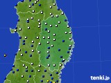 岩手県のアメダス実況(風向・風速)(2018年12月01日)