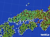 中国地方のアメダス実況(日照時間)(2018年12月02日)