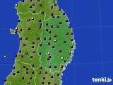 岩手県のアメダス実況(日照時間)(2018年12月02日)