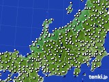 2018年12月02日の北陸地方のアメダス(風向・風速)