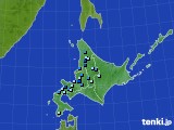 北海道地方のアメダス実況(積雪深)(2018年12月03日)