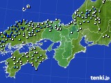 近畿地方のアメダス実況(降水量)(2018年12月04日)