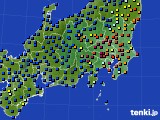 関東・甲信地方のアメダス実況(日照時間)(2018年12月04日)