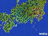 2018年12月04日の東海地方のアメダス(日照時間)