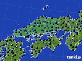 中国地方のアメダス実況(日照時間)(2018年12月04日)