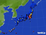アメダス実況(日照時間)(2018年12月04日)