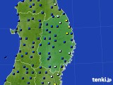 2018年12月04日の岩手県のアメダス(日照時間)