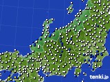 2018年12月04日の北陸地方のアメダス(風向・風速)