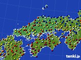 2018年12月05日の中国地方のアメダス(日照時間)