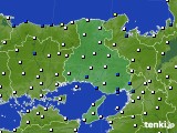 兵庫県のアメダス実況(風向・風速)(2018年12月05日)