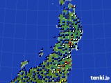 東北地方のアメダス実況(日照時間)(2018年12月07日)