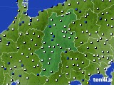 長野県のアメダス実況(風向・風速)(2018年12月07日)