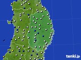 岩手県のアメダス実況(風向・風速)(2018年12月07日)