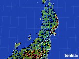 東北地方のアメダス実況(日照時間)(2018年12月08日)