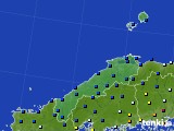 島根県のアメダス実況(日照時間)(2018年12月08日)