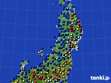 東北地方のアメダス実況(日照時間)(2018年12月09日)