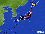 アメダス実況(日照時間)(2018年12月09日)