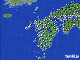 2018年12月09日の九州地方のアメダス(気温)