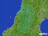 2018年12月09日の山形県のアメダス(風向・風速)