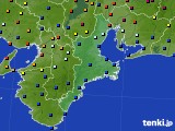 2018年12月10日の三重県のアメダス(日照時間)