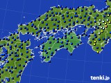 四国地方のアメダス実況(日照時間)(2018年12月11日)