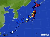 アメダス実況(日照時間)(2018年12月11日)