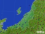 2018年12月11日の新潟県のアメダス(日照時間)