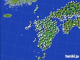 2018年12月11日の九州地方のアメダス(気温)