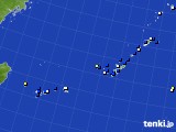 沖縄地方のアメダス実況(風向・風速)(2018年12月11日)