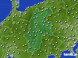 長野県のアメダス実況(風向・風速)(2018年12月11日)