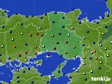 2018年12月12日の兵庫県のアメダス(日照時間)