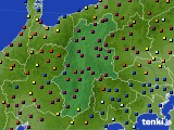 長野県のアメダス実況(日照時間)(2018年12月13日)