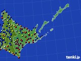 2018年12月14日の道東のアメダス(日照時間)