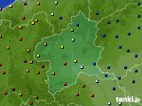 群馬県のアメダス実況(日照時間)(2018年12月16日)