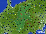 長野県のアメダス実況(日照時間)(2018年12月16日)