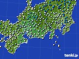 東海地方のアメダス実況(気温)(2018年12月16日)