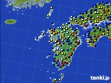 九州地方のアメダス実況(日照時間)(2018年12月17日)