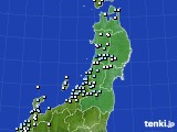 2018年12月18日の東北地方のアメダス(降水量)