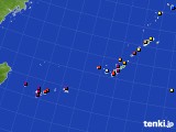 沖縄地方のアメダス実況(日照時間)(2018年12月18日)