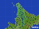 道北のアメダス実況(日照時間)(2018年12月18日)