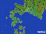 道南のアメダス実況(日照時間)(2018年12月18日)