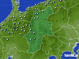 長野県のアメダス実況(降水量)(2018年12月19日)