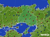 2018年12月19日の兵庫県のアメダス(日照時間)