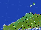 島根県のアメダス実況(日照時間)(2018年12月19日)