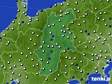 長野県のアメダス実況(風向・風速)(2018年12月19日)