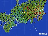 東海地方のアメダス実況(日照時間)(2018年12月20日)