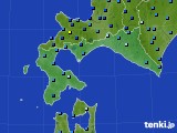 道南のアメダス実況(積雪深)(2018年12月23日)