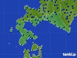 道南のアメダス実況(気温)(2018年12月23日)